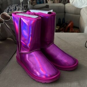 Ugg Classic Short Iridescent Pink Boots